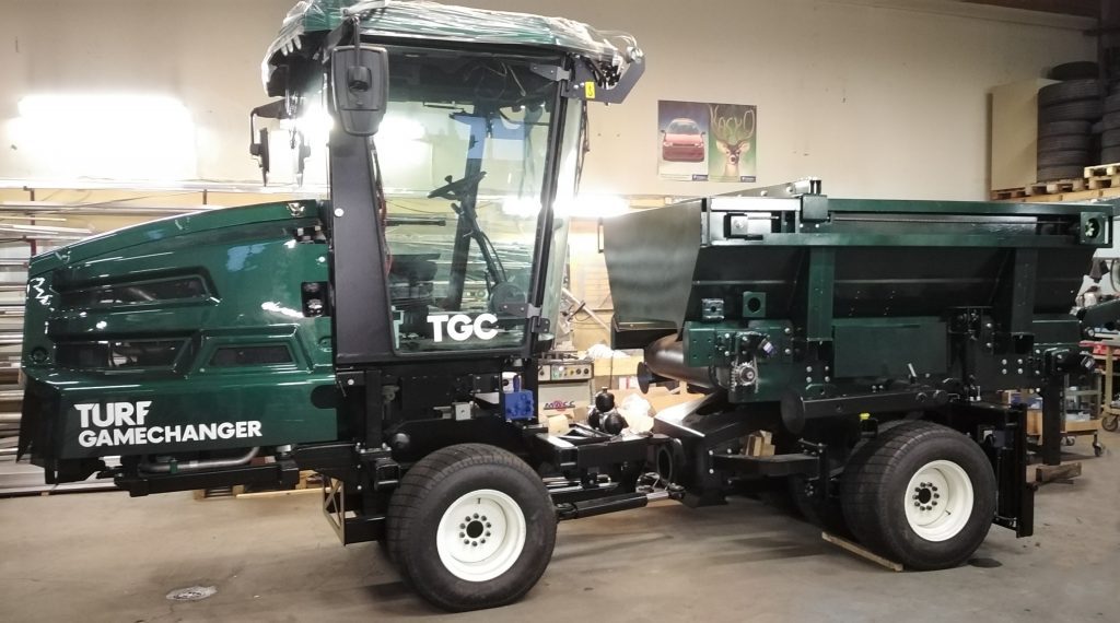 Demo machine of the Turf Gamechanger