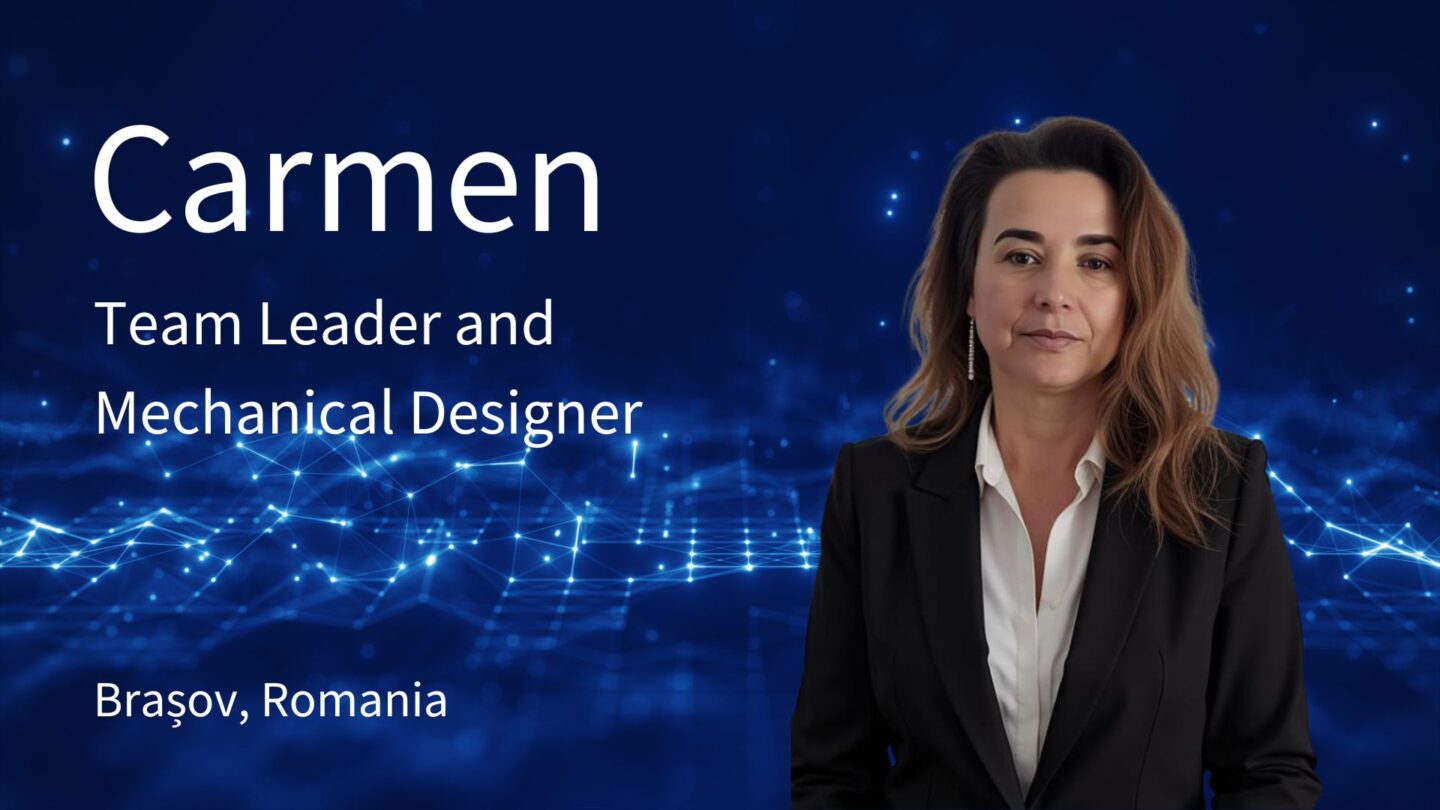 Photo of Carmen, team leader and mechanical engineer