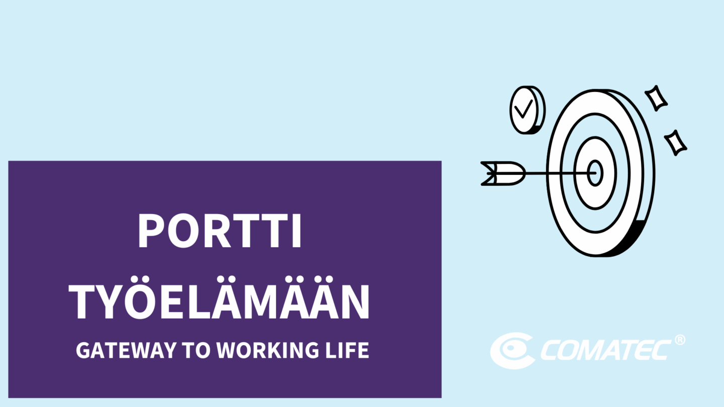 Tapahtuman logo ja piirroskuva tikkataulusta jossa tikka heitetty keskelle