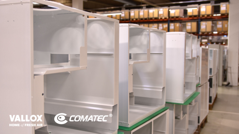 Valloxin ilmanvaihtokoneen runkoja